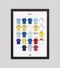 Poster Campeões do Mundo | Camisolas Principais